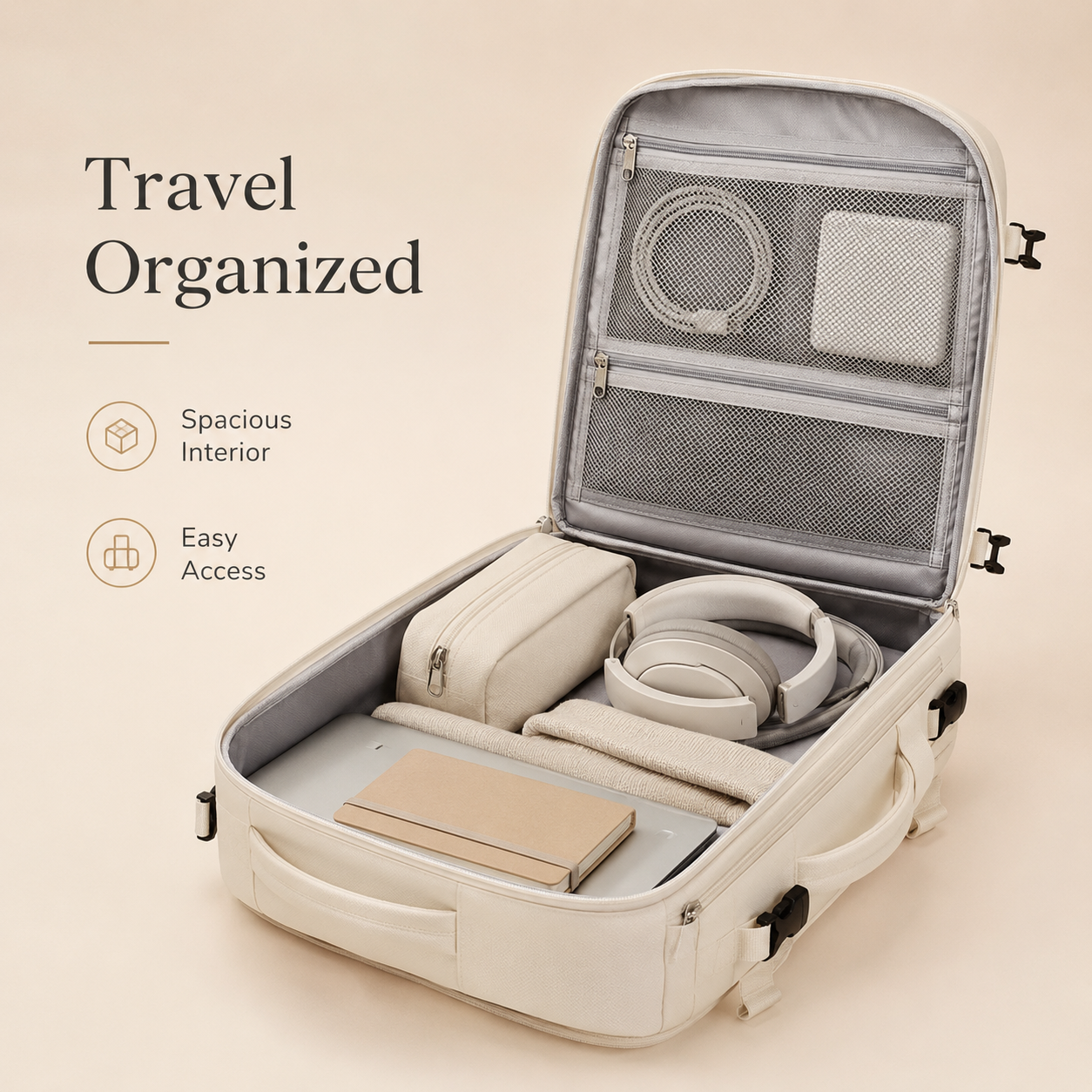 Roamelle Carry-On Travel Backpack